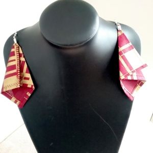 ■ 3/$10 Simple Ankara Fashion Fabric Earrings